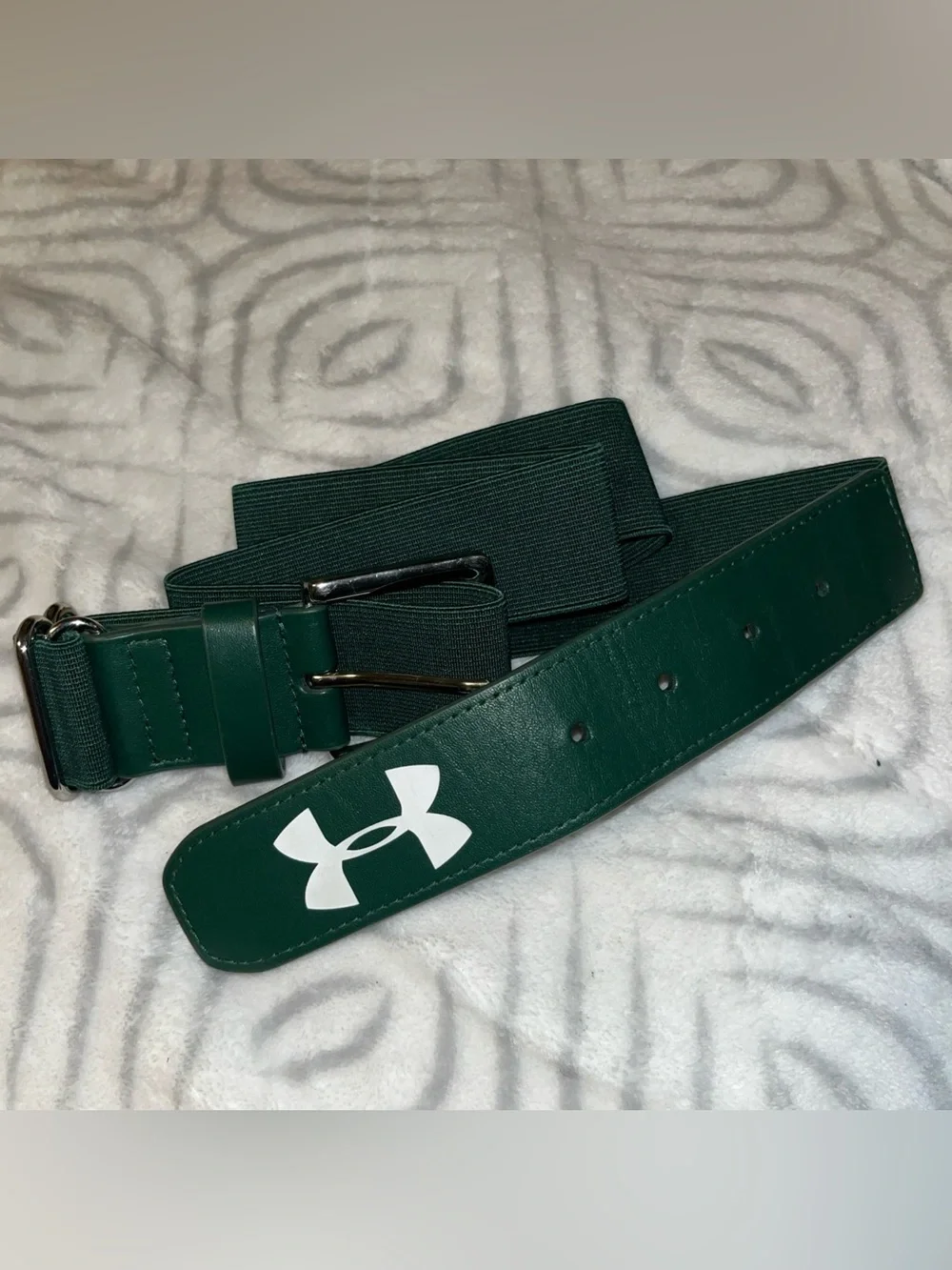 Under Armour Adult UA Adjustable Baseball Green Belt 44